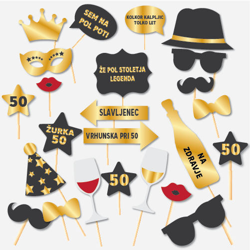 Pripomočki za foto kotiček - copigraf.si